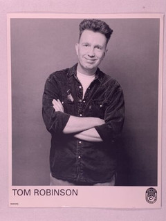 Tom Robinson Photo Vintage Cooking Vinyl Records Promo Circa 1990s front