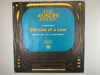The Wonderstuff Poster Original Promo The Size Of A Cow 1991 front