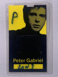 Peter Gabriel Genesis Pass Ticket Original Vintage So Tour London 1986 #2 front