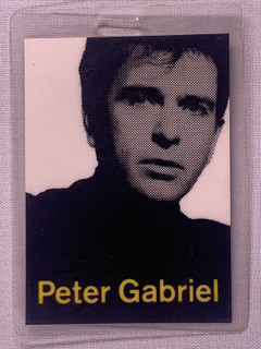 Peter Gabriel Genesis Pass Ticket Original Vintage Ticket So World Tour 1986 front