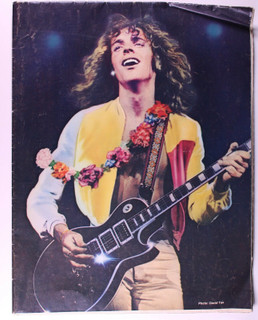 Peter Frampton Program Postergram Original Comes Alive 1976 front