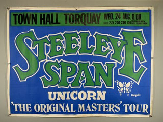Steeleye Span Poster Original Vintage Promo The Original Masters Tour 1977 front
