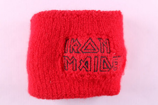 Iron Maiden Wristband Red #2 front