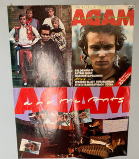 Adam And The Ants Duran Duran PosterMag The Futurist 1 Snap Mag 1981 Front