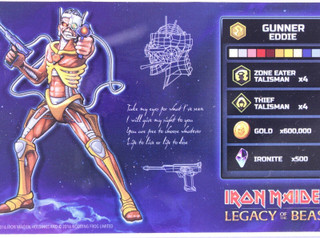 Iron Maiden Art Cell Official ACME Ltd Edition LOTB Gunner Eddie Founders 2016 front