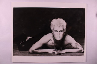 Billy Idol Generation X Press Release Original PSA Dancing With Myself 1983 Photo Front