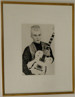 The Cult Billy Duffy Owned and Authenticated Tom Sheehan Framed Photo 53x 42cm Front