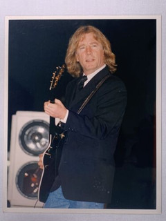 Status Quo Rick Parfitt Photo Original Promo Stamped 1996 Front