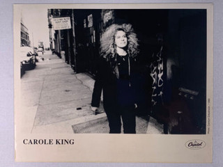 Carole King Photo Original Capital Records Promo 1989 front