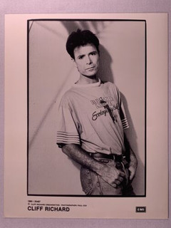 Cliff Richard Photo Original EMI Promo 1990 front