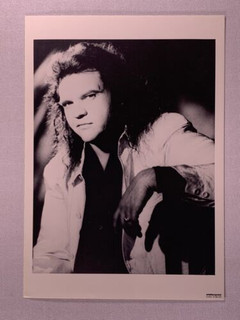 Meatloaf Photo Original Walkerprint Promo Circa Late 80's front