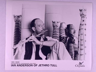 Jethro Tull Ian Anderson Photo Vintage Official Chrysalis Promo 1995 Front