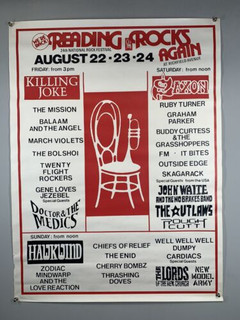 Hawkwind Poster Killing Joke Saxon The Mission Reading Rocks 1986 front