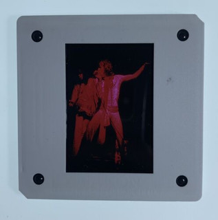 Rolling Stones Mick Jagger Wyman Transparency Positive Photographic Slide 1973 Front