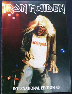 Iron Maiden Bruce Dickinson Fan Club Magazine Original Vintage Issue 40 1993 front