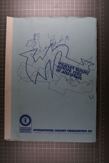 Weather Report Itinerary Original Vintage European Tour 1983 Front