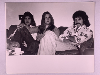 Black Sabbath Ozzy Iommi Butler Photo Promo Original Vintage 1976 #3 Front