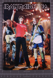 Iron Maiden Magazine Official Fan Club Original Vintage No. 65 #1 front