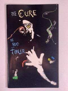 The Cure Robert Smith  Programme plus Flyer Original Vintage The Head Tour 1985 Front