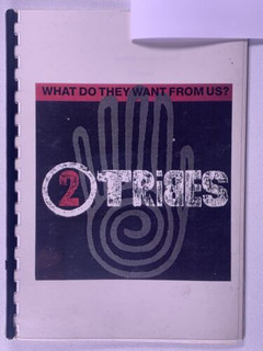 2 Tribes Itinerary Original Vintage What Do They Want From Us? Tour 1991 Front