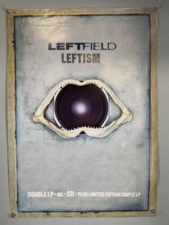 Leftfield Poster Vintage Original Columbia Records Promo Leftism 1995 #1 front