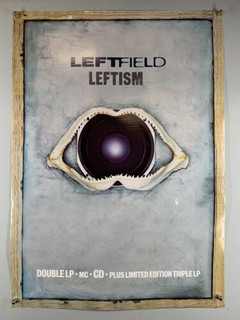 Leftfield Poster Vintage Original Columbia Records Promo Leftism 1995 #2 front