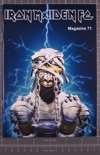 Iron Maiden Bruce Dickinson Magazine Official Fan Club Original Vintage No. 71 front
