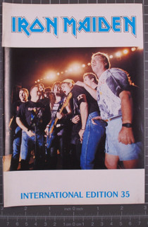 Iron Maiden Magazine Official Vintage Fan Club Original Vintage No. 35 front