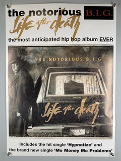 The Notorious BIG Poster Original Vintage Life After Death Album Promo 1997 #1 front