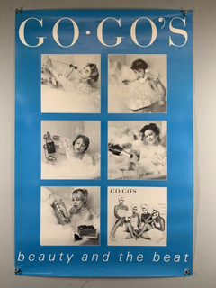 Go Go’s Signed by George DuBose Poster A and M Records Beauty and the Beat 1981 front