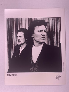Traffic Winwood Capaldi Photo Original Vintage Virgin Records Promo 1994 front