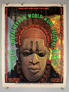 Wailers Band Abyssinians The Congos Poster Sierra Nevada Festival 1997 front