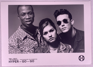 Hyper Go-Go Photograph Original Vintage Positiva EMI Records Promotion 1993 front