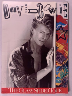 David Bowie Ziggy Programme Original Vintage Official The Glass Spider Tour 1987 Front