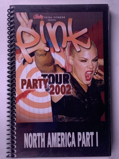 Pink Itinerary Original Vintage North American Party Tour Part I May - June 2002 Front