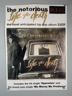The Notorious BIG Poster Original Vintage Life After Death Album Promo 1997 #2 front