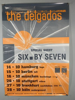 The Delgados Alan Woodward Emma Pollock Poster Orig. German Peloton Tour 1998 #2 front