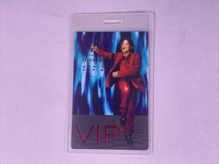 Michael Jackson Pass Original Vintage History World Tour 1997 front