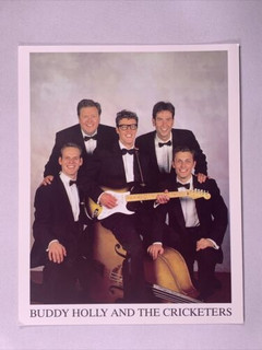 Buddy Holly And The Cricketers Photo Original Vintage Walkerprint Circa 1950s front