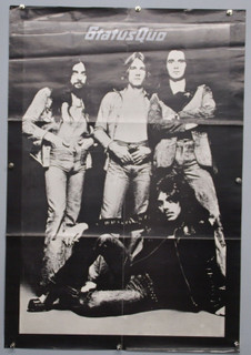 Status Quo Poster Original Promo Hello LP 1973 front