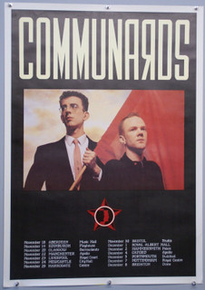 Communards Jimmy Somerville Poster Original Vintage UK Winter Tour 1986 front