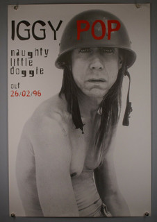 Iggy Pop Poster Original Vintage Promo Naughty Little Doggie February 1996 front