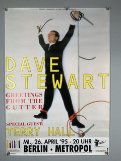 Terry Hall Dave Stewart Poster Original Promo Greetings From The Gutter 1995 front