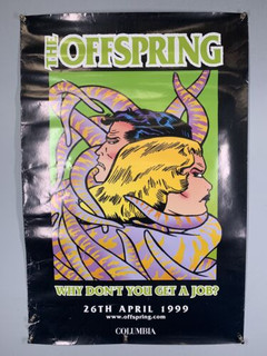 The Offspring Poster Orig Columbia Records Promo Why Don't You Get A Job 1999 front