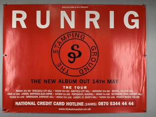 Runrig Poster Original Promo New Album The Stamping Ground UK Tour May 2001 front