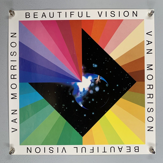 Van Morrison Poster Original Mercury Records Promo Beautiful Vision 1982 #1 front