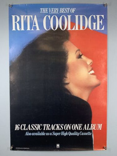 Rita Coolidge Poster Original Vintage A&M Records Promo The Very Best Of  1981 front