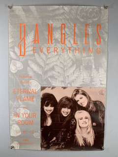 Bangles Poster Original CBS Records Record Store Promo Everything Album 1988 Front