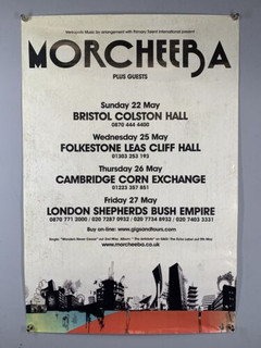 Morcheeba Skye Edwards Poster Original Metropolis Music Promo UK Tour May 2005 Front
