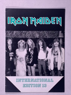 Iron Maiden Fan Club Magazine Original Vintage International Edition 13 1985 front